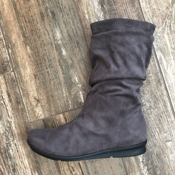 Bussola Coimbra Charcoal Microtec scrunch boot EU size 41 - Picture 3 of 9